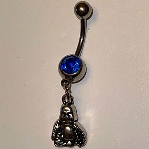 Handmade “Blue Buddha” Belly ring